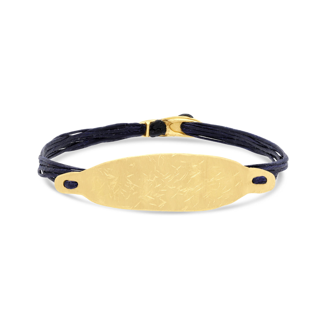 Gold Wide Bar Bracelet