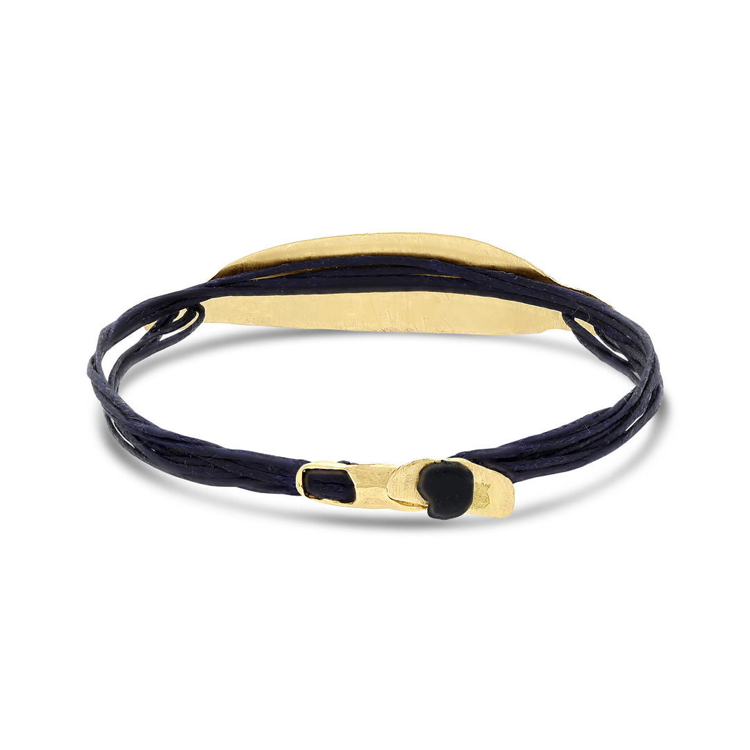 Gold Wide Bar Bracelet