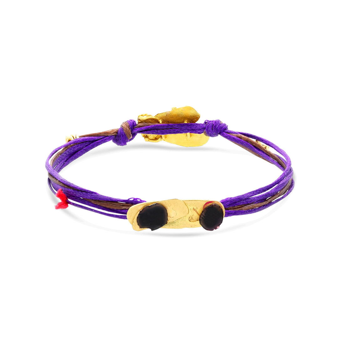 Gold Egyptian Lucky Beetle Bracelet