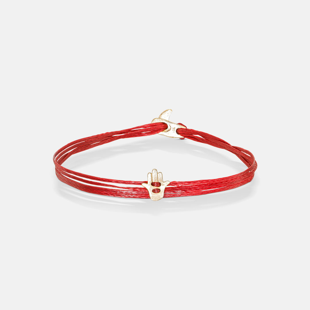 14K Gold Hamsa Bracelet