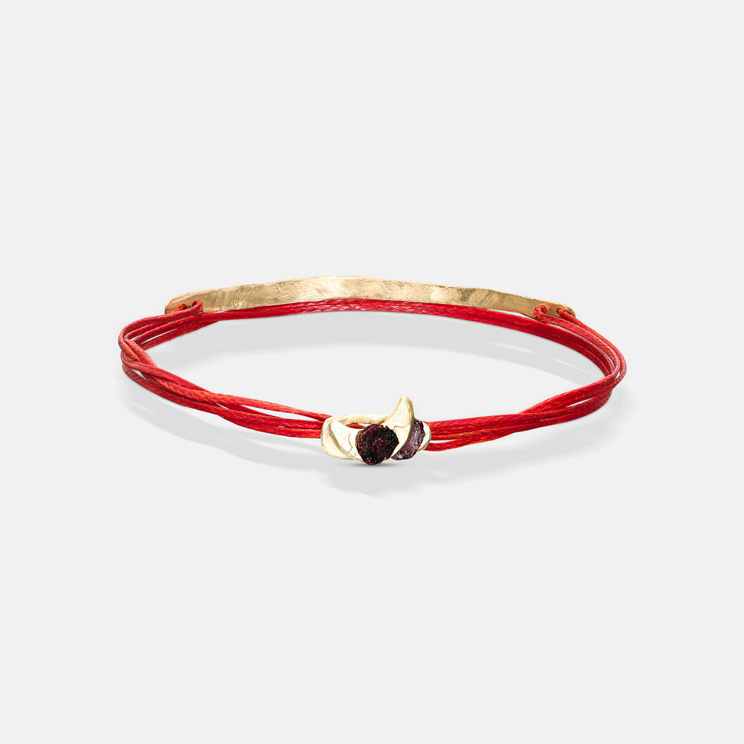 14K Gold Bar Bracelet | Small Gold Clasp