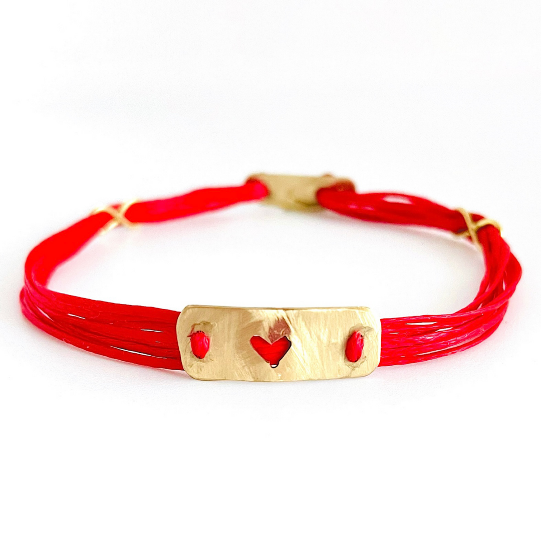 Gold Heart Bracelet