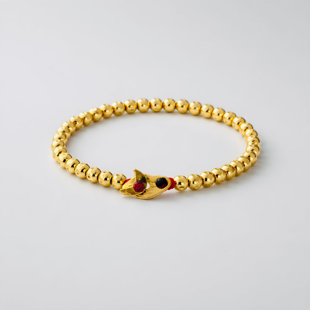 14K Gold Handcrafted Bracelet with Unique Clasp - Talya Mor