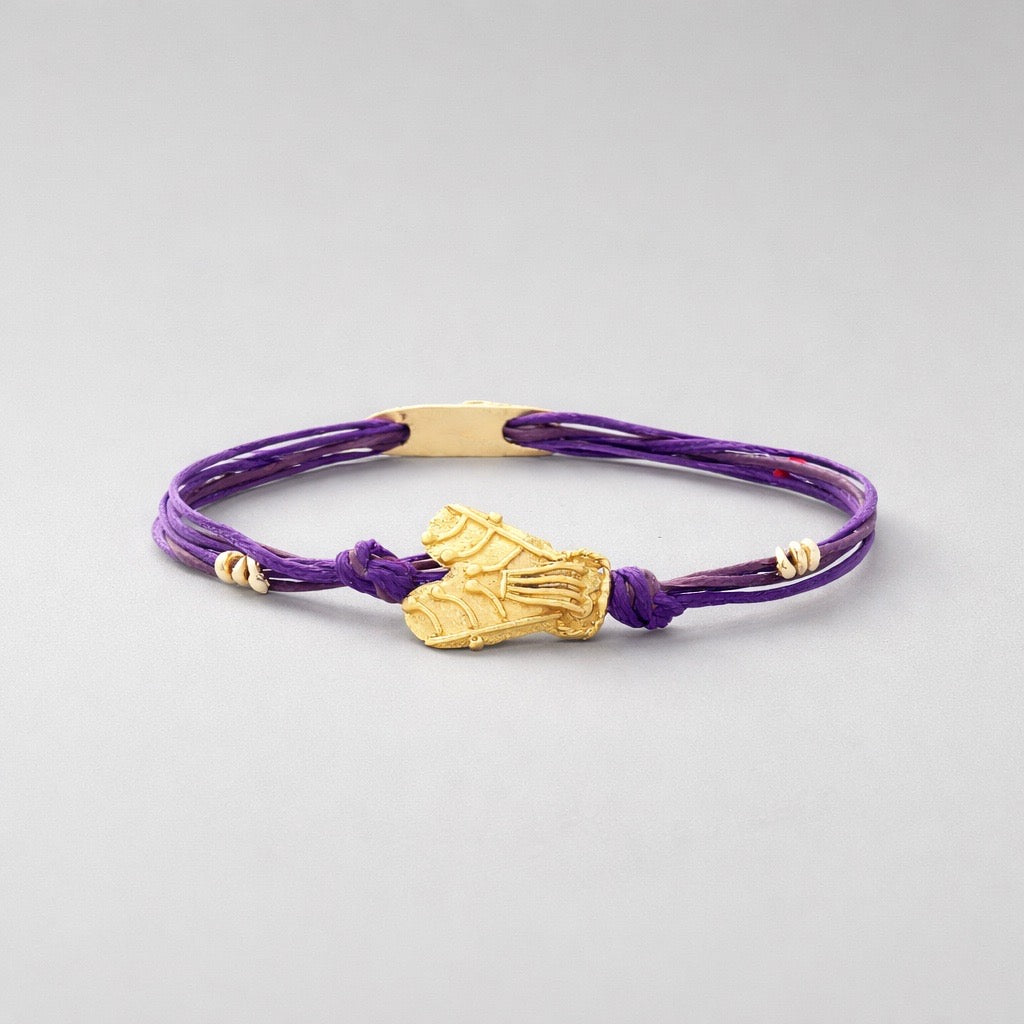 Gold Egyptian Lucky Beetle Bracelet - Talya Mor