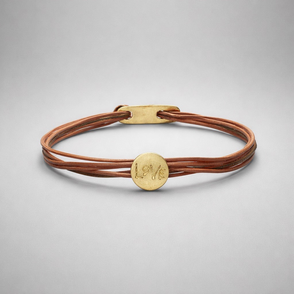 Gold Love Bracelet - Talya Mor