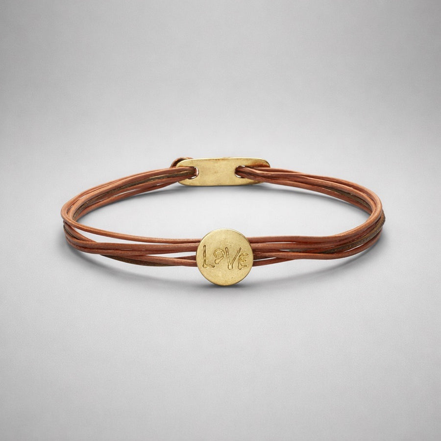 Gold Love Bracelet - Talya Mor