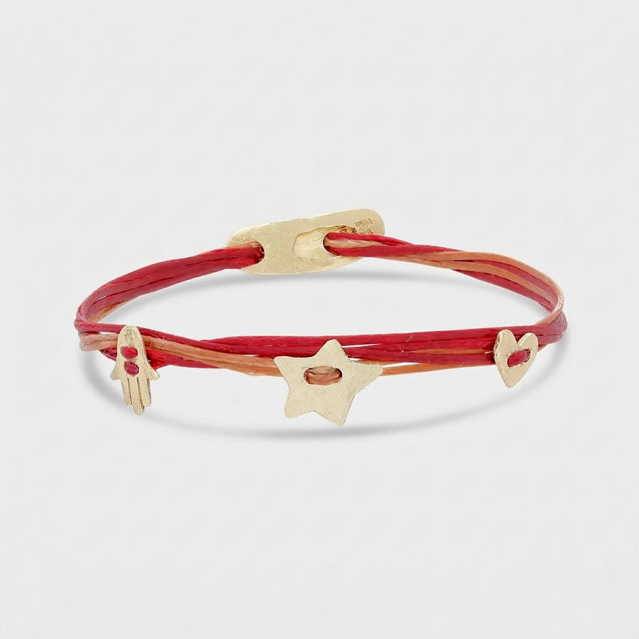 14K Gold Charm Bracelet | Solid 14K Gold - Talya Mor